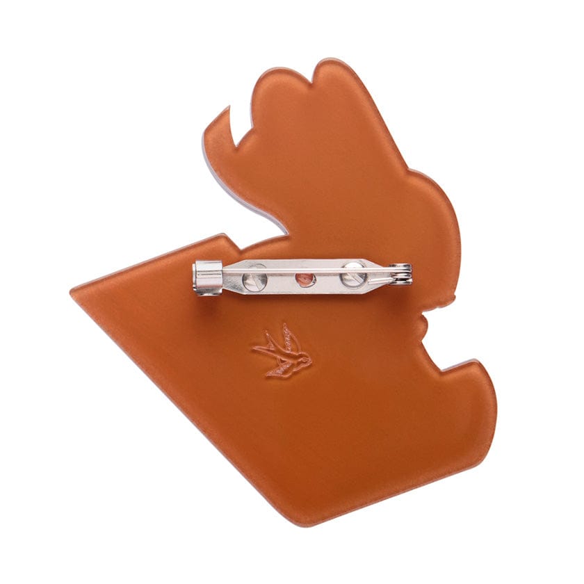 Breezy the Bunny Brooch  -  Erstwilder  -  Quirky Resin and Enamel Accessories