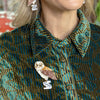Barny Owl Brooch