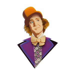 Mr Wonka Brooch (IMPERFECT)  -  Erstwilder  -  Quirky Resin and Enamel Accessories