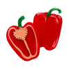 Capsicum Crush Brooch (IMPERFECT)  -  Erstwilder  -  Quirky Resin and Enamel Accessories