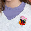 Spookin' Spa Day Brooch  -  Erstwilder  -  Quirky Resin and Enamel Accessories