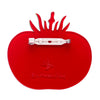 Tomato Time Brooch  -  Erstwilder  -  Quirky Resin and Enamel Accessories