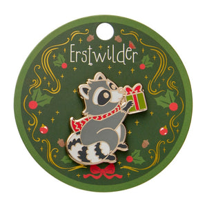 Rhi-Rhi the Raccoon Enamel Pin  -  Erstwilder  -  Quirky Resin and Enamel Accessories