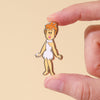 Wilma Flintstone Enamel Pin  -  Erstwilder  -  Quirky Resin and Enamel Accessories