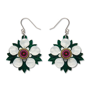 Mānuka Drop Earrings  -  Erstwilder  -  Quirky Resin and Enamel Accessories