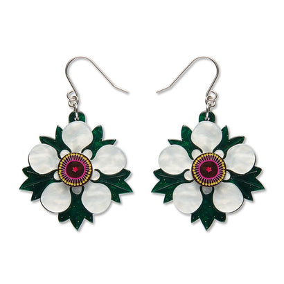 Mānuka Drop Earrings  -  Erstwilder  -  Quirky Resin and Enamel Accessories