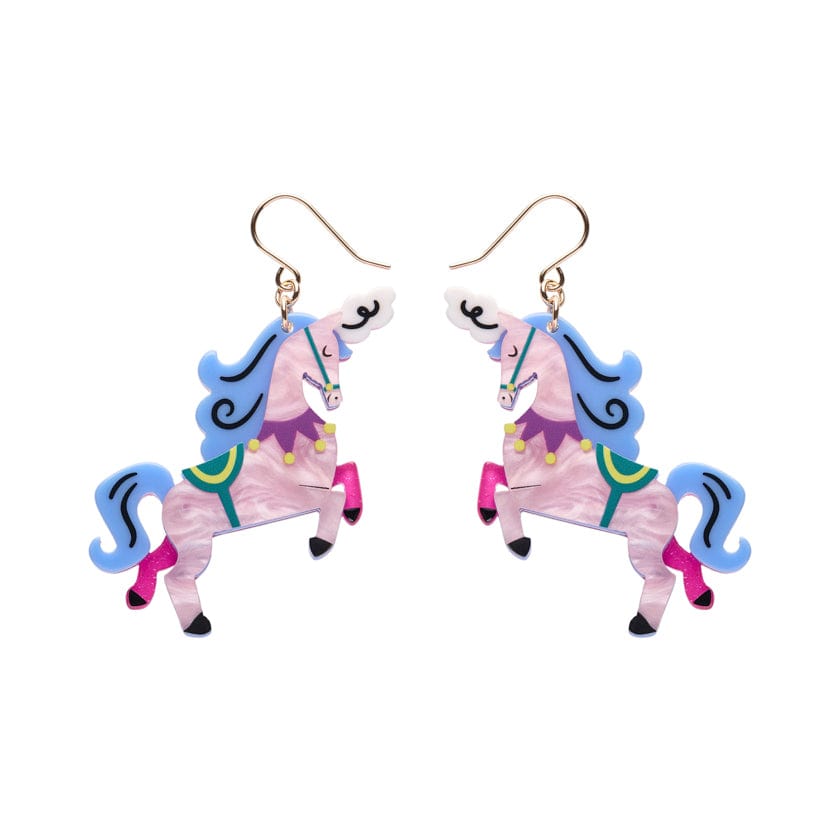 Show Pony Drop Earrings  -  Erstwilder  -  Quirky Resin and Enamel Accessories
