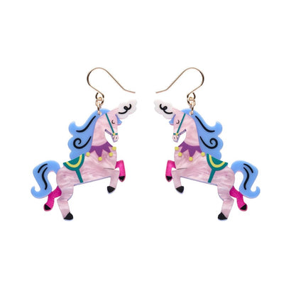 Show Pony Drop Earrings  -  Erstwilder  -  Quirky Resin and Enamel Accessories