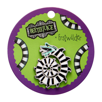 Sandworm Enamel Pin  -  Erstwilder  -  Quirky Resin and Enamel Accessories
