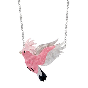 Gertie the Galah Necklace  -  Erstwilder  -  Quirky Resin and Enamel Accessories