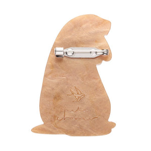 The Prudent Prairie Dog Brooch (IMPERFECT)  -  Erstwilder  -  Quirky Resin and Enamel Accessories