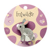 Bunnies Simplified Mini Brooch