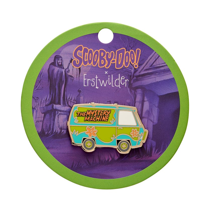 The Mystery Machine Enamel Pin  -  Erstwilder  -  Quirky Resin and Enamel Accessories