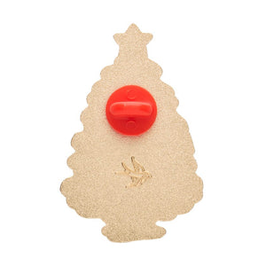 Christmas Tree Centre-Piece Enamel Pin  -  Erstwilder  -  Quirky Resin and Enamel Accessories
