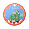 Enter If You Dare Enamel Pin  -  Erstwilder  -  Quirky Resin and Enamel Accessories