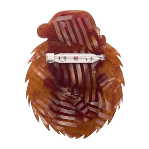 Hannah the Hedgehog Brooch  -  Erstwilder  -  Quirky Resin and Enamel Accessories