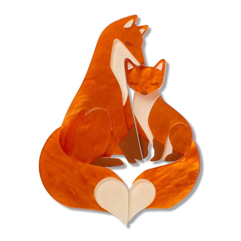 Through the Thicket Brooch Pair  -  Erstwilder  -  Quirky Resin and Enamel Accessories