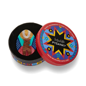 Deer of Prosperity Brooch (IMPERFECT)  -  Erstwilder  -  Quirky Resin and Enamel Accessories