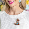 Shoe House Brooch