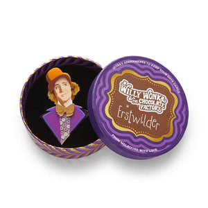 Mr Wonka Brooch (IMPERFECT)  -  Erstwilder  -  Quirky Resin and Enamel Accessories