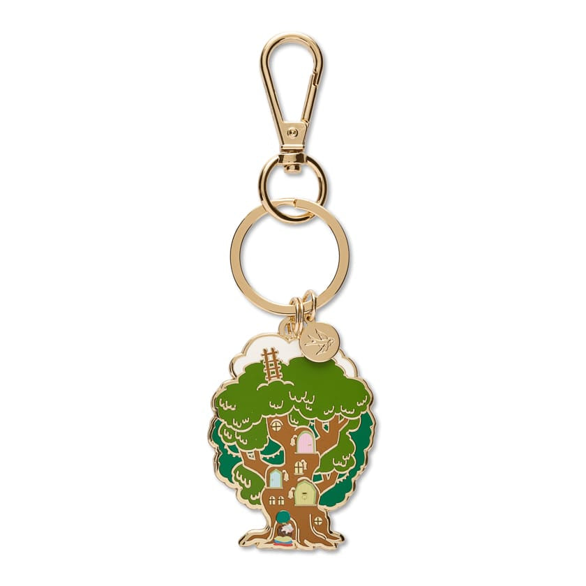 The Faraway Tree Enamel Key Ring  -  Erstwilder  -  Quirky Resin and Enamel Accessories