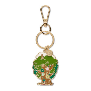 The Faraway Tree Enamel Key Ring  -  Erstwilder  -  Quirky Resin and Enamel Accessories