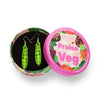 Peas Please Drop Earrings  -  Erstwilder  -  Quirky Resin and Enamel Accessories