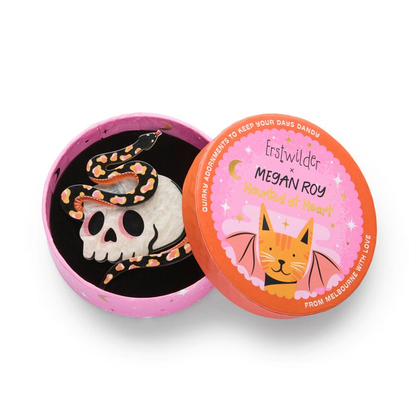 Macabre Memento Brooch  -  Erstwilder  -  Quirky Resin and Enamel Accessories