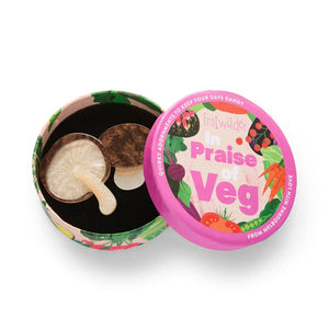 Mighty Mushie Brooch  -  Erstwilder  -  Quirky Resin and Enamel Accessories