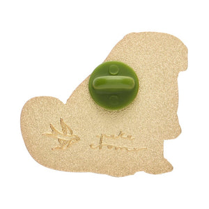 The Busy Beaver Enamel Pin  -  Erstwilder  -  Quirky Resin and Enamel Accessories