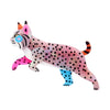 The Bohemian Bobcat Brooch  -  Erstwilder  -  Quirky Resin and Enamel Accessories
