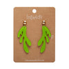 Reef Coral Drop Earrings - Green  -  Erstwilder Essentials  -  Quirky Resin and Enamel Accessories