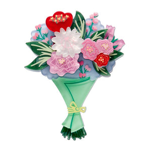 Ever After Blooms Brooch  -  Erstwilder  -  Quirky Resin and Enamel Accessories