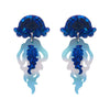Slippin’ Under Stud Earrings  -  Erstwilder  -  Quirky Resin and Enamel Accessories