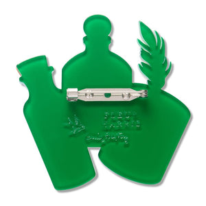 Spell Bottles Brooch  -  Erstwilder  -  Quirky Resin and Enamel Accessories