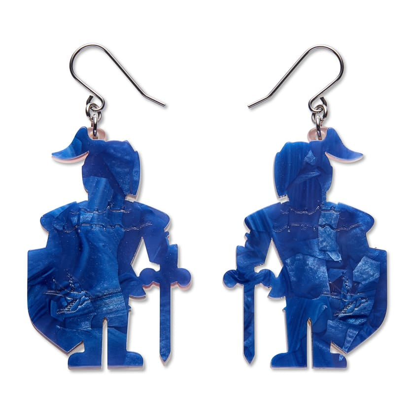Plot Armour Drop Earrings  -  Erstwilder  -  Quirky Resin and Enamel Accessories