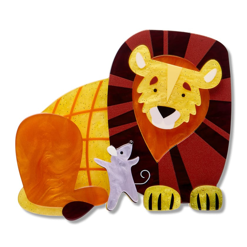 Unlikely Associates Brooch  -  Erstwilder  -  Quirky Resin and Enamel Accessories