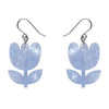 Tulip Drop Earrings - Lavender  -  Erstwilder Essentials  -  Quirky Resin and Enamel Accessories