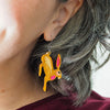 Lesson Learned Drop Earrings  -  Erstwilder  -  Quirky Resin and Enamel Accessories