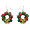 Forest Wreath Drop Earrings  -  Erstwilder  -  Quirky Resin and Enamel Accessories