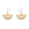 Boho Fan Essential Drop Earrings - Gold  -  Erstwilder Essentials  -  Quirky Resin and Enamel Accessories