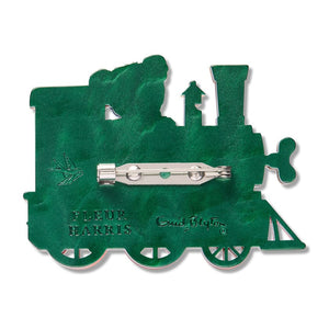 Bear Station Brooch  -  Erstwilder  -  Quirky Resin and Enamel Accessories