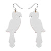 Pancha’s Parrots Drop Earrings  -  Erstwilder  -  Quirky Resin and Enamel Accessories