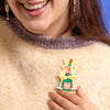 Raise a Glass Brooch