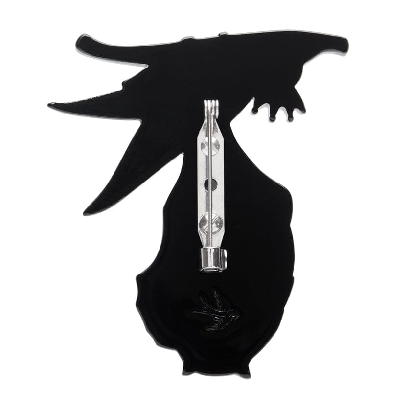 Frankie & Finn Flying Foxes Brooch  -  Erstwilder  -  Quirky Resin and Enamel Accessories