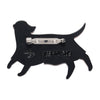 Poltergeist Pooch Brooch  -  Erstwilder  -  Quirky Resin and Enamel Accessories