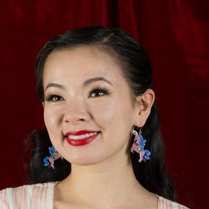 Show Pony Drop Earrings  -  Erstwilder  -  Quirky Resin and Enamel Accessories