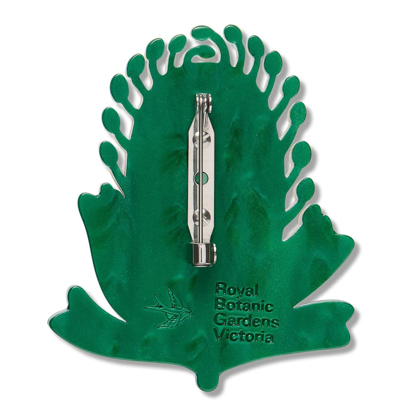 Mountain Banksia Brooch  -  Erstwilder  -  Quirky Resin and Enamel Accessories