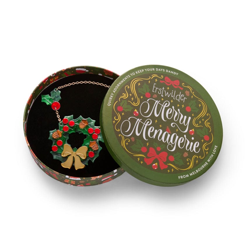 Forest Wreath Necklace  -  Erstwilder  -  Quirky Resin and Enamel Accessories