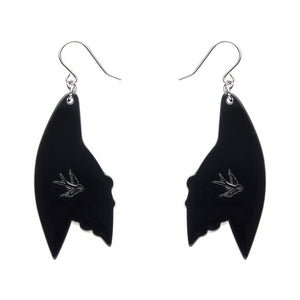 Golden Wattle Drop Earrings  -  Erstwilder  -  Quirky Resin and Enamel Accessories